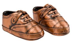 Bronzed Baby Shoes