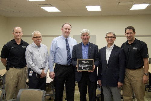 Systems Control Honors MI Gov. Snyder
